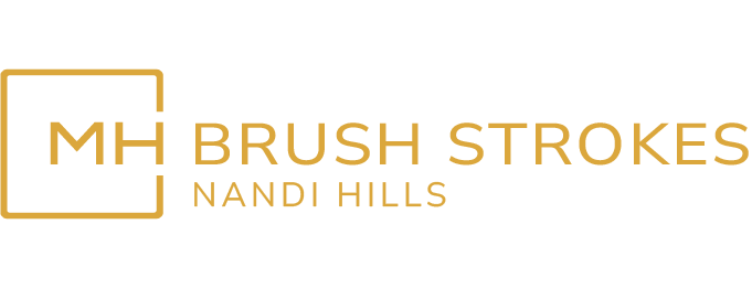 brush strokes by mh logo